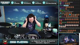 The8Bitdrummer Plays La Signora Battle Orchestra Genshin Impact