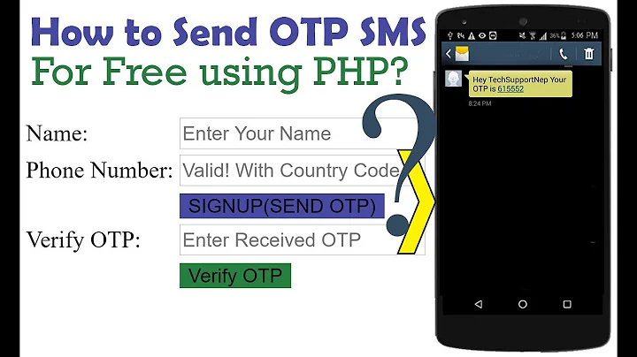 How to Generate and Send OTP SMS For Free using PHP? [With Source Code]