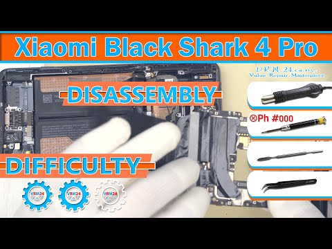 Видео: Xiaomi Black Shark 4 Pro Take apart Disassembly In detail