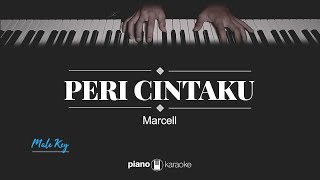 Video thumbnail of "Peri Cintaku (MALE KEY) Marcell (KARAOKE PIANO)"