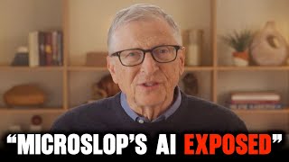 Details Bill Gates PANICS After Microslop's AI EXPOSED As Linux Users ROAST WINDOWS 11 Guide