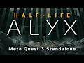 Half Life Alyx VR Meta Quest 3 Standalone Mod How 