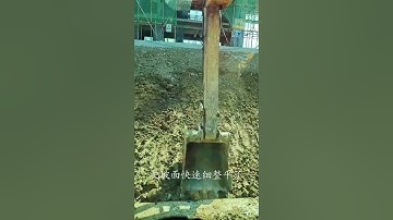 Awesome Excavator Operator Skills - Excavator Operator With Highly Precise Skills  EP41 #Shorts