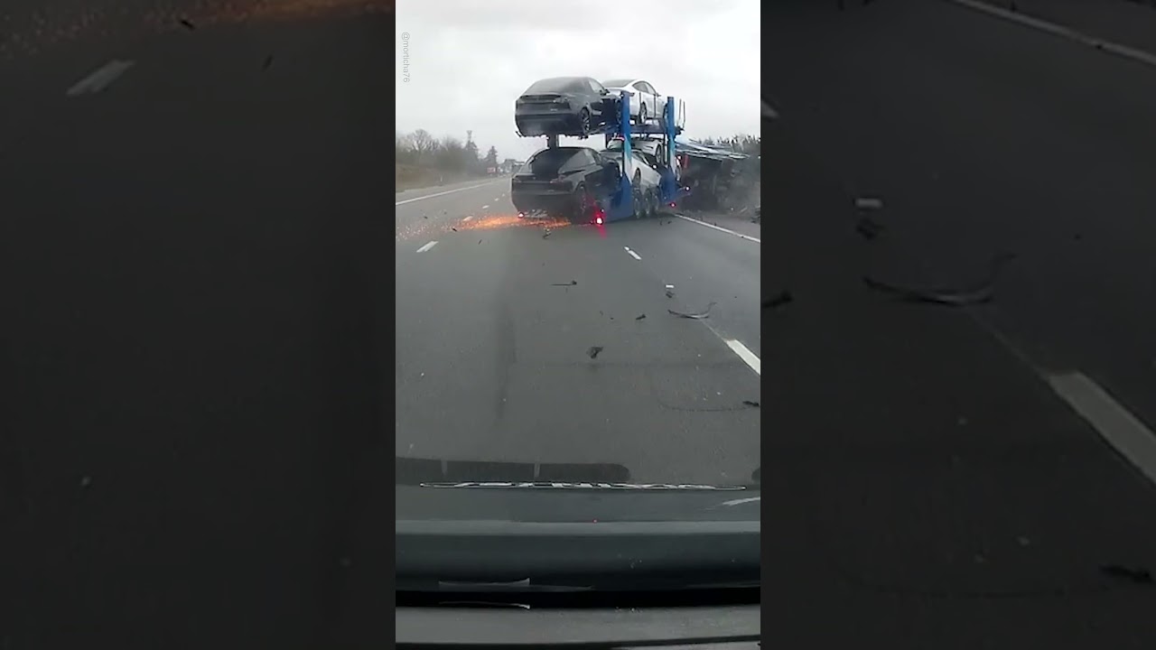 Tyre Explodes On Highway