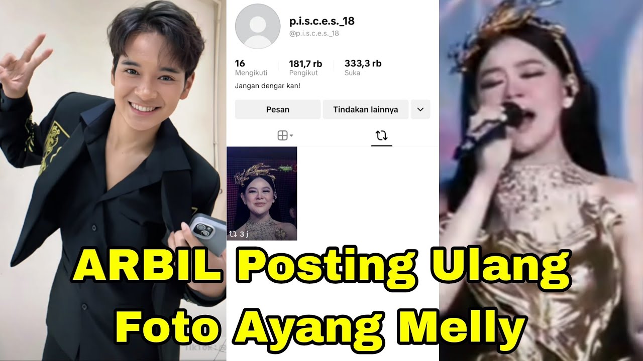 ARBIL POSTING FOTO KAK MELLY PANGGIL SAYANG