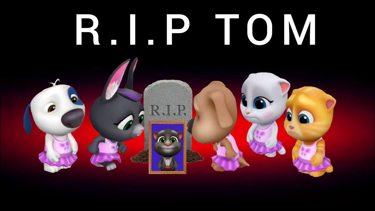 Tom Us My Talking Tom Friends - AMONG US - R.I.P TOM - YouTube