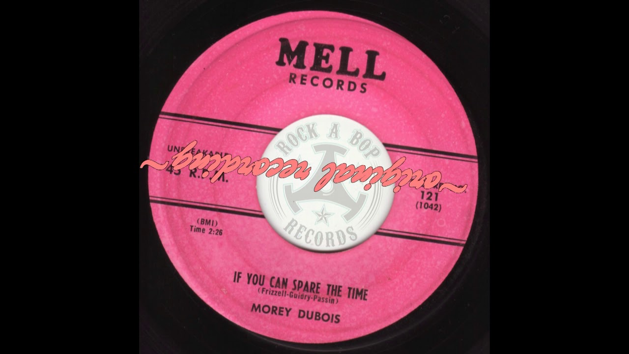 MELL~121 - Morey Dubois "If I Can Spare The Time"