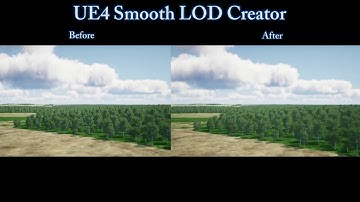 🔵 UE4 Smooth LOD Creator TestScene