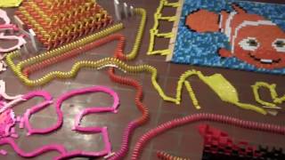 Brattleboro Domino Toppling 8   30,000 Dominoes!!!