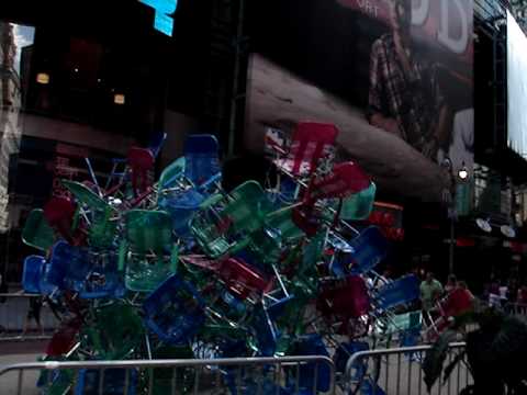Times Square Public Art - Jason Peters - Now You See It Now You Don't