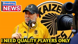 🚨URGENT; DON'T MISS TO WATCH NABI'S MESSAGE TO KAIZER CHIEFS MANAGEMENT 🤍💛 WELCOME TO KHOSI FAMILY🔥.