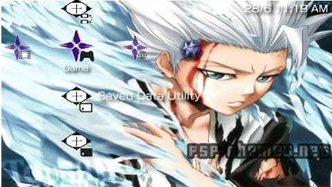 PSP Theme Bleach- Hitsugaya Theme_2 PSP-Themes.NET