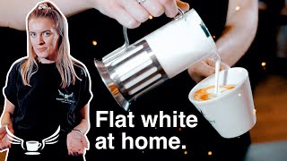 Flat White at home, without a coffee machine • Home Barista.