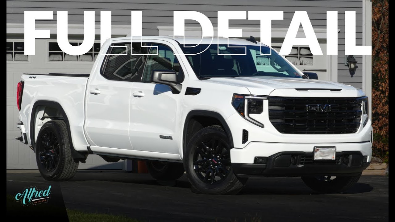 First detail on 2023 GMC Sierra Evolution | Alfred Auto Spa - YouTube