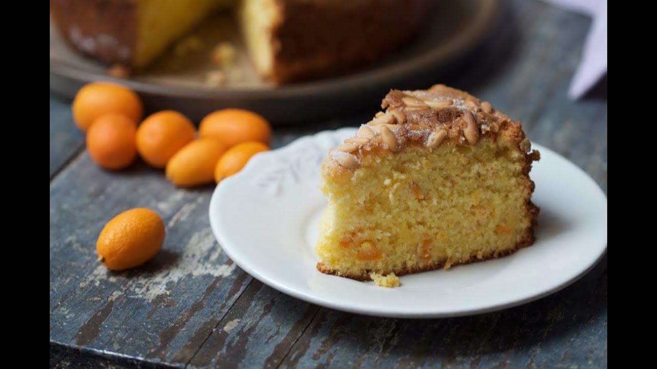 Bizcocho esponjoso con Kumquats (quinotos)