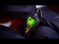 Auction 8,8ct 20x12x5 Electric Golden Multicolor Mooka Boulder Hard Matrixmix Opal Kette