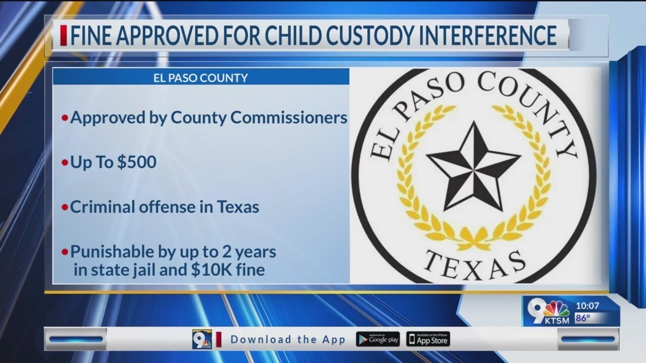 County OKs civil penalty for child custody interference