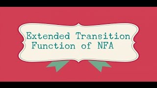 8  Extended Transition Function of NFA With e Transition| Empty transition|Theory of Computation