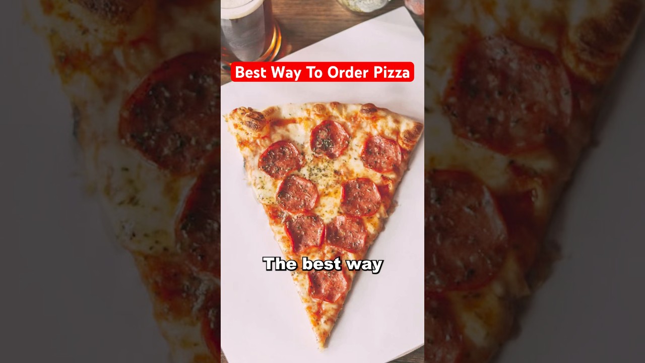 Лучший способ заказать пиццу @chefcapon