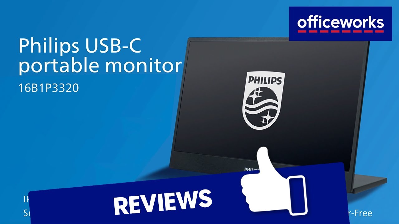 Портативный монитор Philips 15,6" FHD IPS 16B1P3320