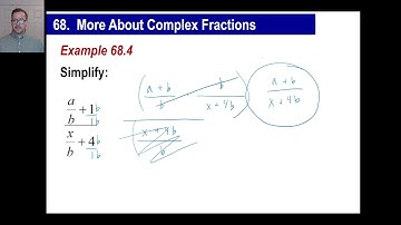 Saxon Math - Algebra 1: 3rd Edition (Lesson 68 - More About Complex Fractions)