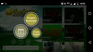 How to create video in kinemaster in alpha (opacity) converting by photos