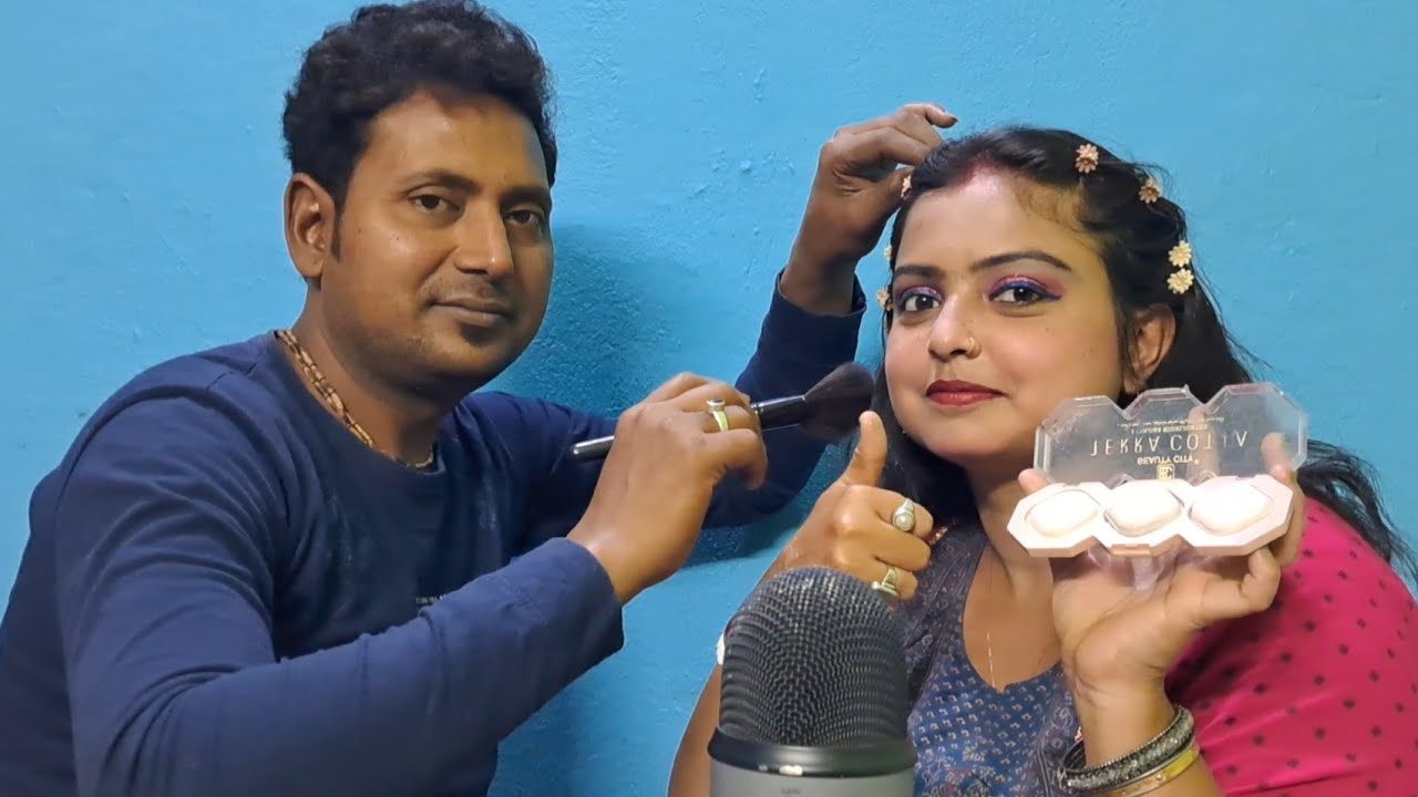 ASMR Doing my Make-up For A Party 🥳 💄