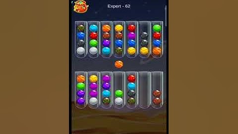 Golden Bubble Sort Expert Level 62 (gameplay walkthrough)