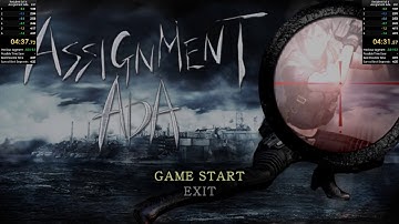 Resident Evil 4 Assignment Ada 60 FPS Speedrun - 04:31 (new) LRT / 04:37 RTA