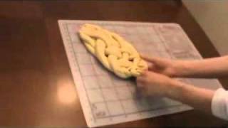 Nine stranded challah braid