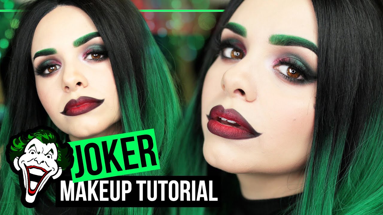 THE JOKER Inspired Makeup Tutorial Female Joker Alycia Marie