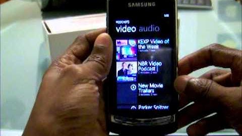 Zune on Windows Phone 7