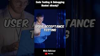 What is code testing and debugging in Software Engineering #webdesign #shorts