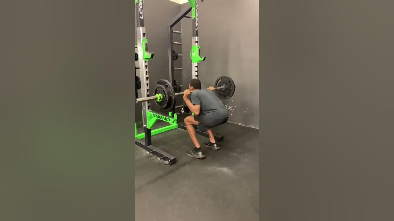 Squat 185lb 3x8 exercise fitness weightroom gym workout YouTube