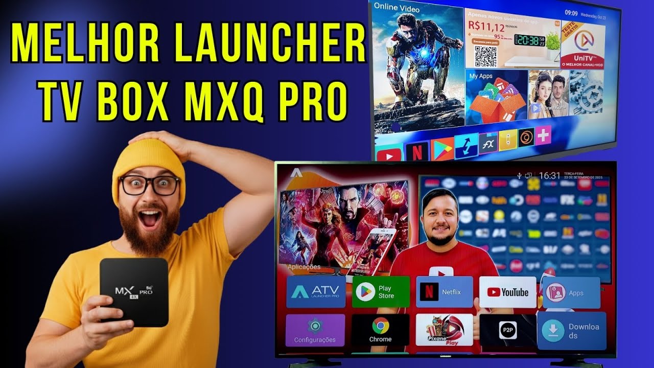 A Melhor Launcher para TV Box MXQ Pro 4K 2026 (Rápida e Sem Anúncios)