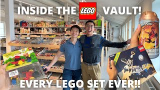 We Got to Tour the EXCLUSIVE LEGO VAULT with EVERY SET EVER