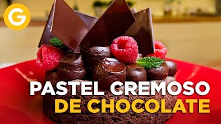 IMPERDIBLE PASTEL de CHOCOLATE CREMOSO por Paulina Abascal | El Gourmet -  YouTube