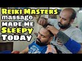 Reiki master head massage | sleep mode | ASMR | Hair twisting | neck massage