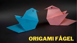 Оригами птица | Как сделать птицу оригами (просто)
