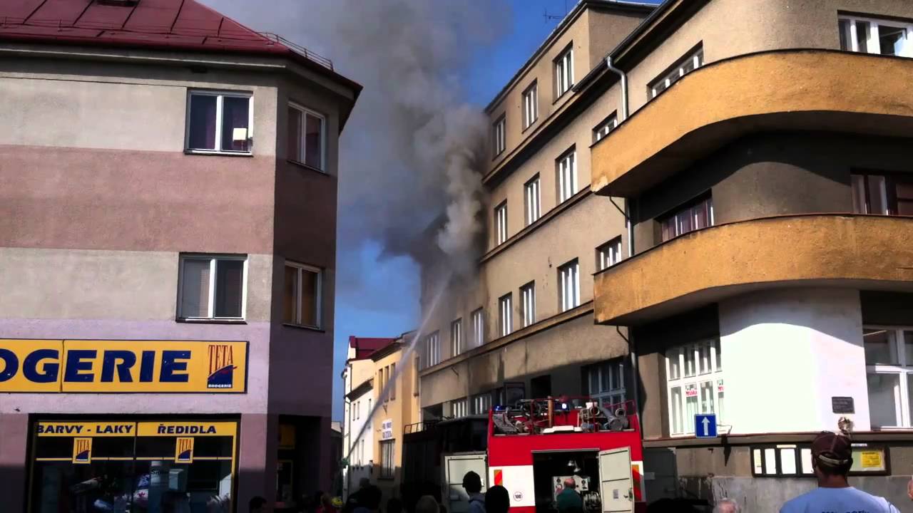 Brušperk - hoří 2.MOV