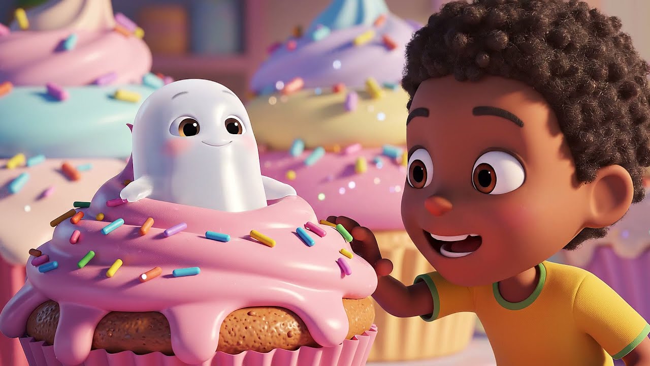 Mario Baby Boo Hid Inside a Cupcake | Kids Songs & Nursery Rhymes