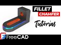 How to use Pad , Pocket , Fillet and Chamfer in FreeCAD 1.0 - Tutorial for begginers 9