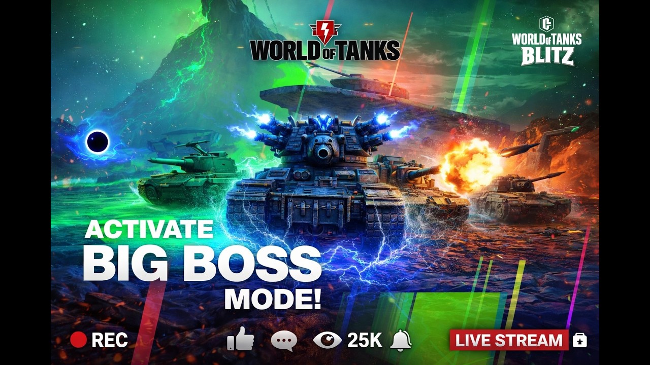 🔴 BIG BOSS MODE LIVE | World of Tanks Blitz | Ultimate Boss Battle