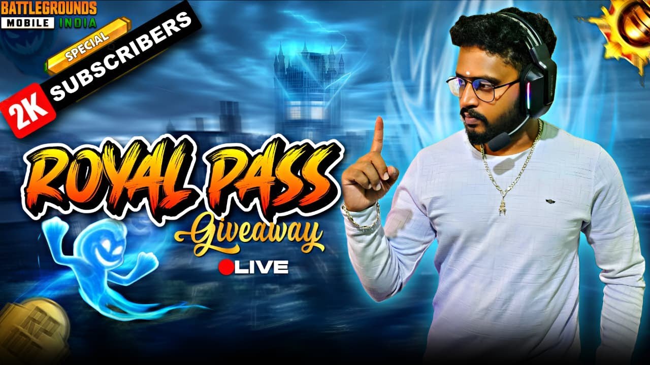 "🔥 Let’s Hit 2K Subs Fast & Win Free RP Giveaway 💎 | BGMI LIVE KANNADA"
