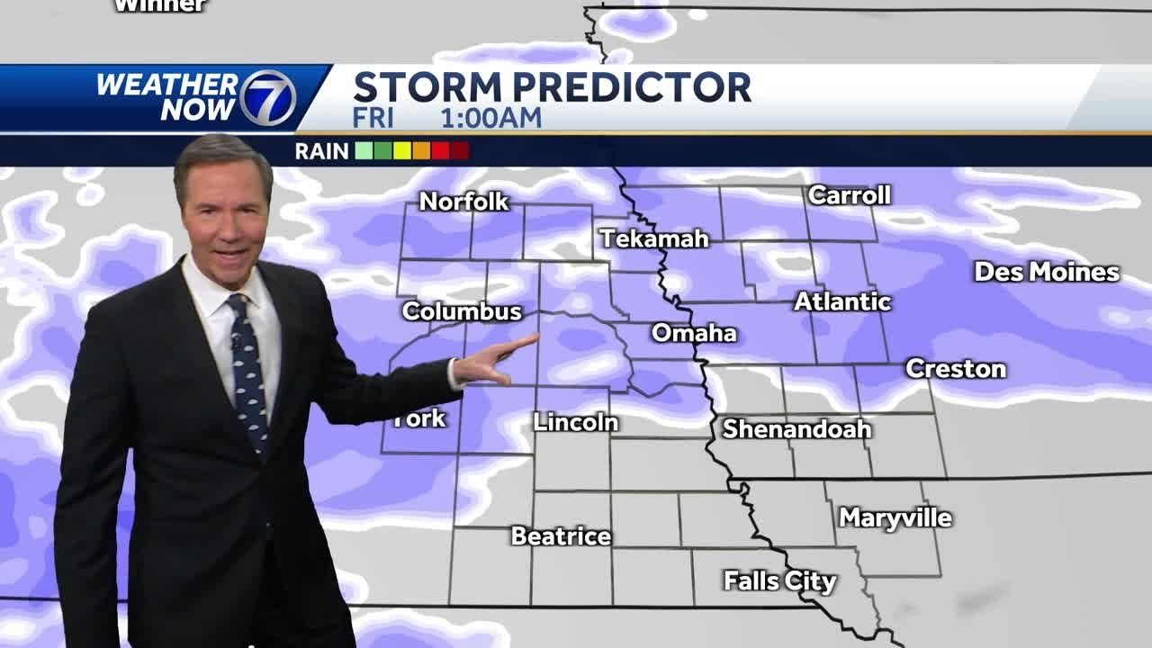 Snow chance ahead: February 13 Omaha - YouTube
