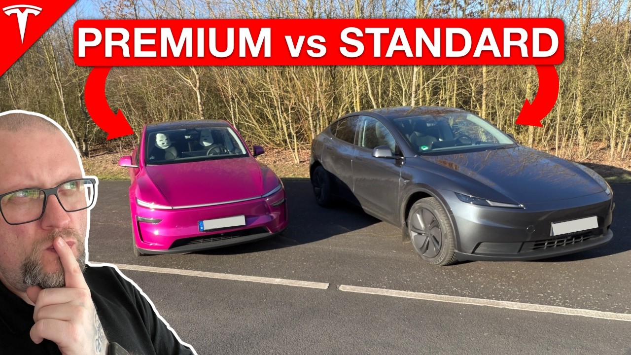 Tesla Model Y Standard oder Premium? Der große Vergleich innen & außen 👀🔥