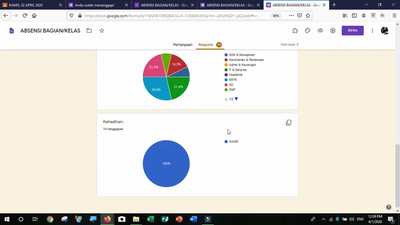 Cara Melihat Absen Di Google Classroom Goolgeform Youtube