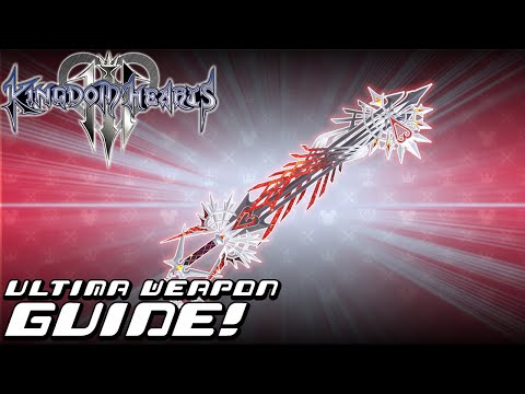Kingdom Hearts 3-완전한 가이드 : Ultima 무기 (100 % 아이템 합성, 7 Orichalcum +, 미니 게임)
