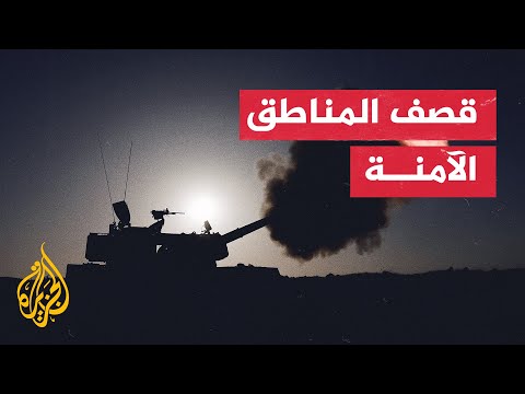 مراسل الجزيرة استهداف مدرسة للإيواء في منطقة معن شرقي خانيونس بقطاع غزة