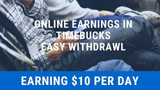 Online earnings In Timebucks | Zero Investment | Easy Withdrawal |Tamil| $10 per Day screenshot 2